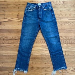 Agolde High Rise Straight Crop